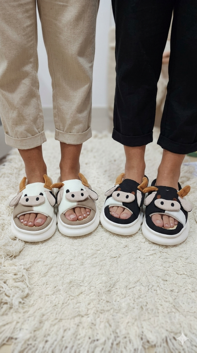 Pantuflas Vaquita Adultos